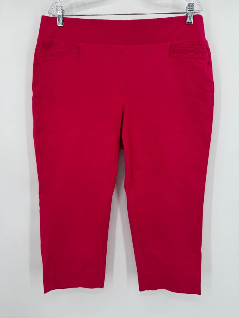 Soft Surroundings Women’s PXL Pink Stretch Pull On Capri Pants - Picture 1 of 11